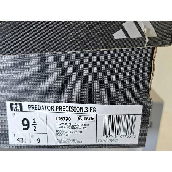 Adidas Men\'s Predator Precision.3 FG  Firm Ground Cleats Limited Edition Sz. 9.5 main image 6